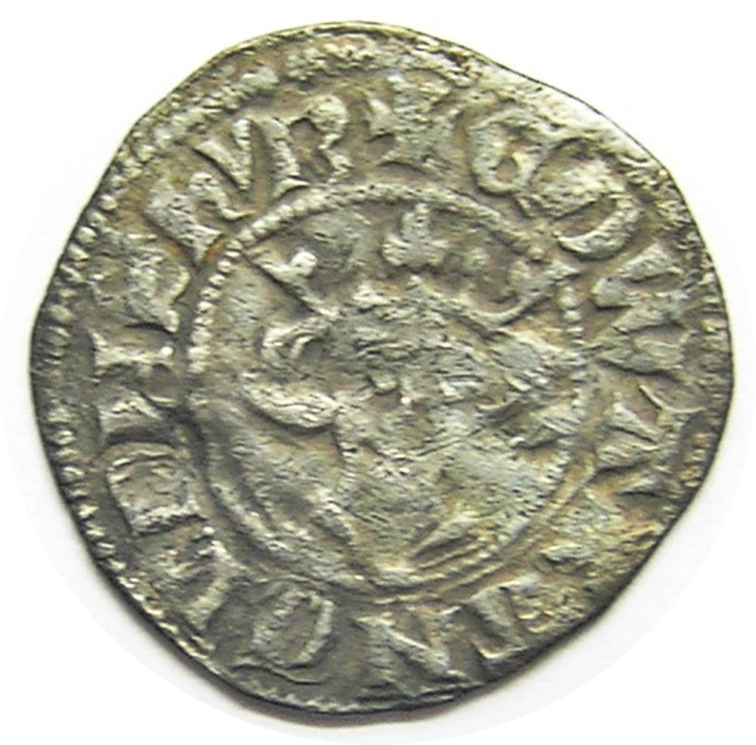 Medieval England King Edward II Silver Penny class 13 Canterbury