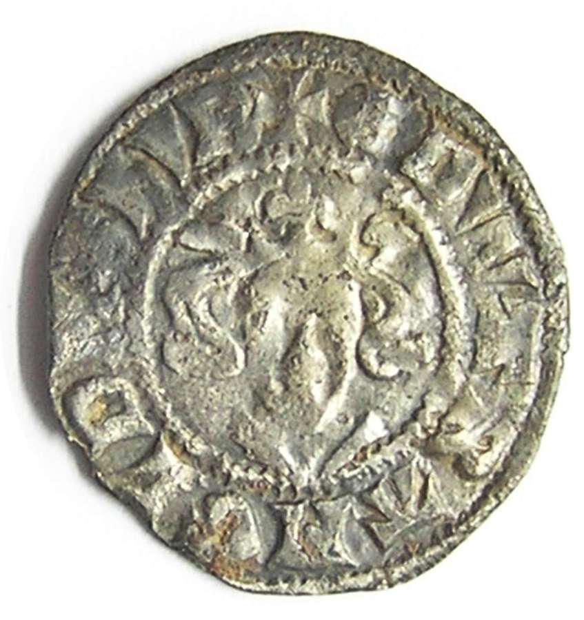 Medieval England King Edward Silver Penny class 10cf2 Canterbury