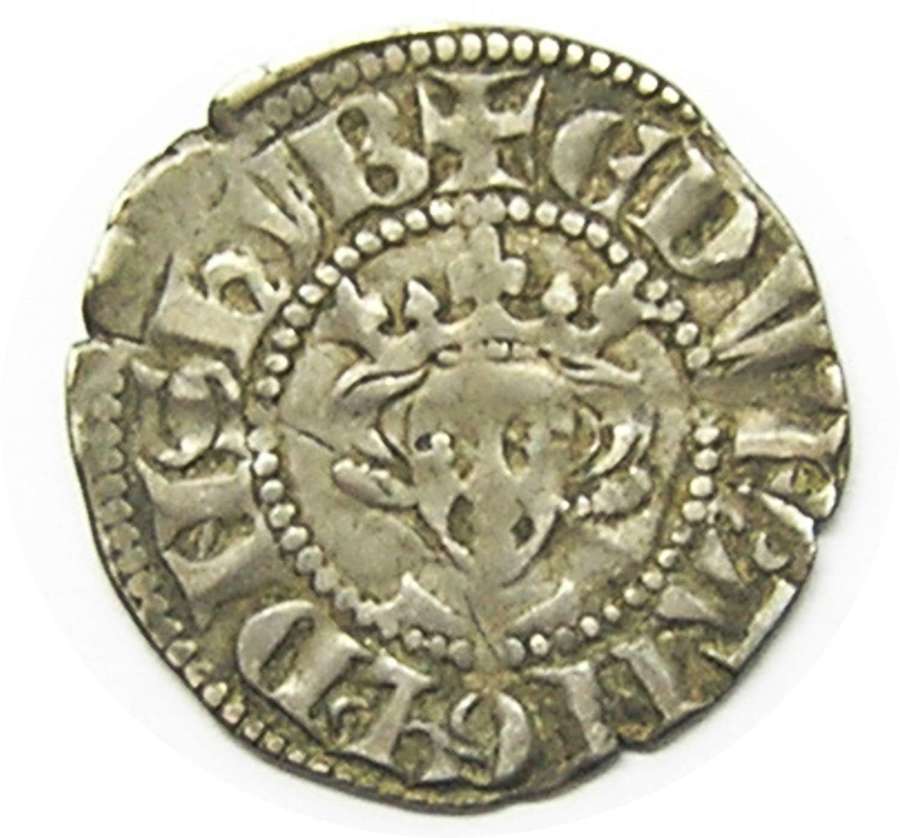 Medieval England King Edward Silver Penny class 3f Bristol