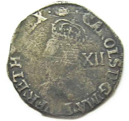 King Charles I Silver Shilling