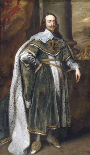 King Charles I Silver Shilling