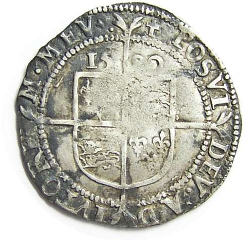 Queen Elizabeth I Tudor Silver Sixpence