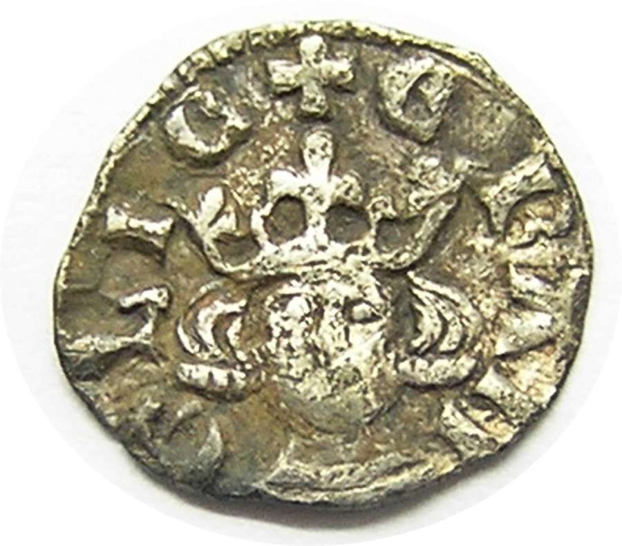Medieval England King Edward Silver Farthing Type 8 London
