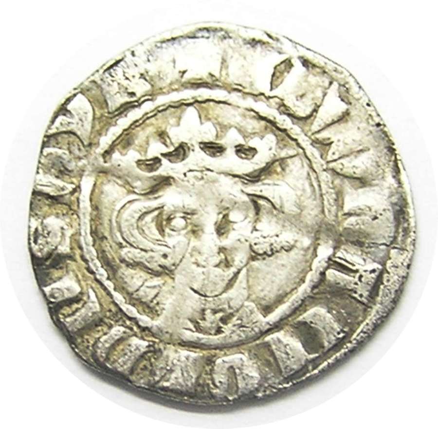 Medieval England King Edward Silver Penny class 9a London