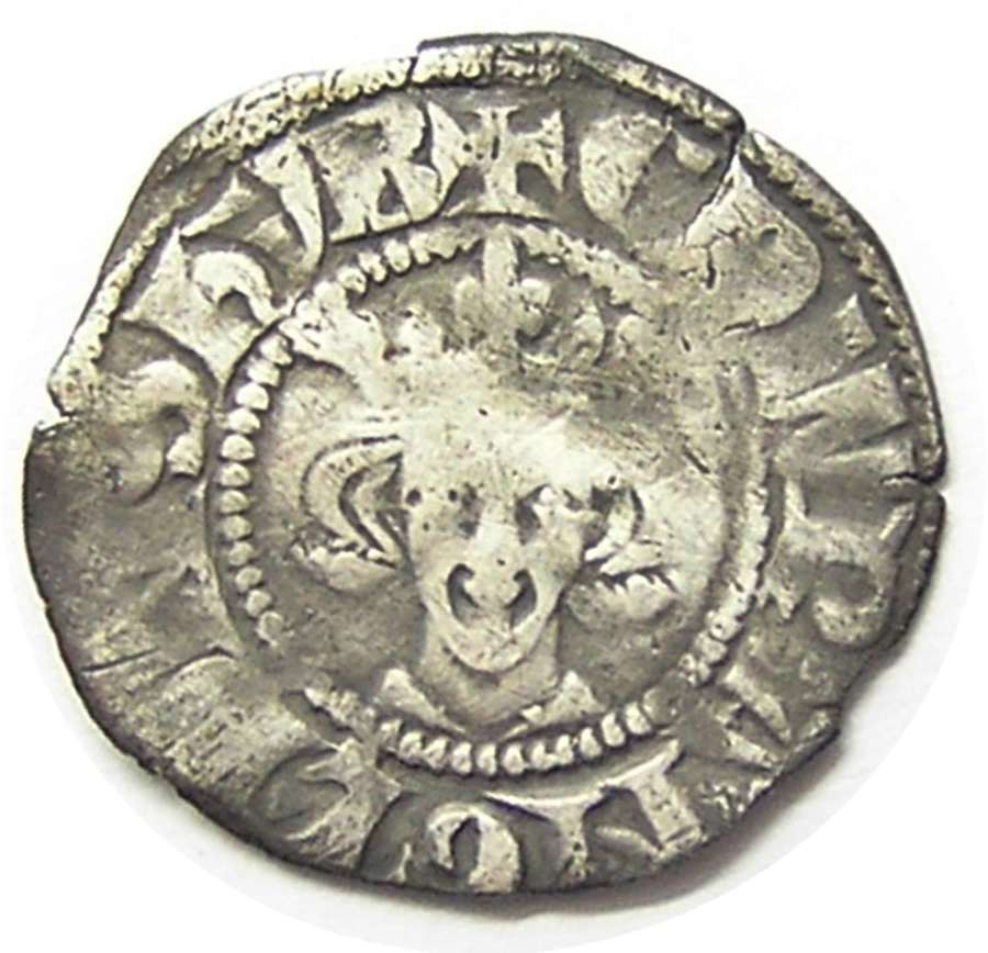 Medieval England King Edward Silver Penny class 9a London