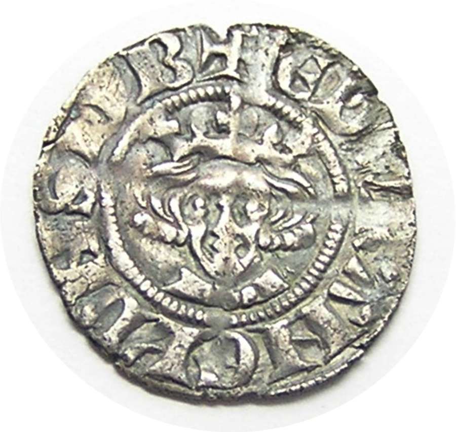 Medieval England King Edward Silver Penny class 4e London