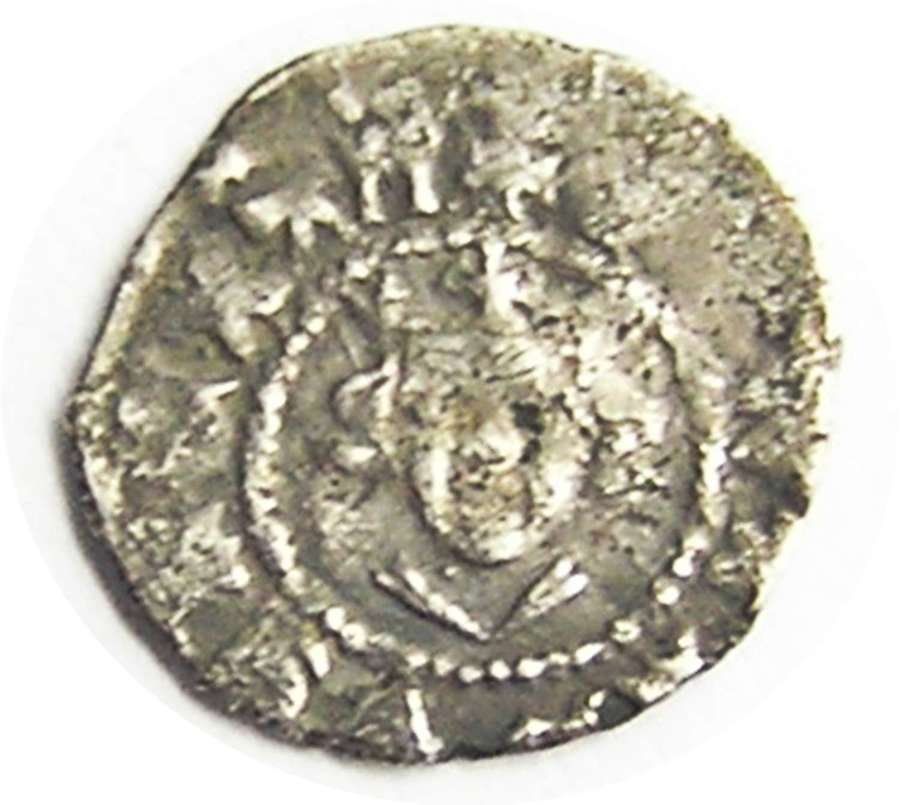 Medieval England King Edward II Silver Farthing class 10 London