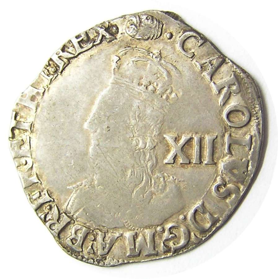 King Charles I Silver Shilling