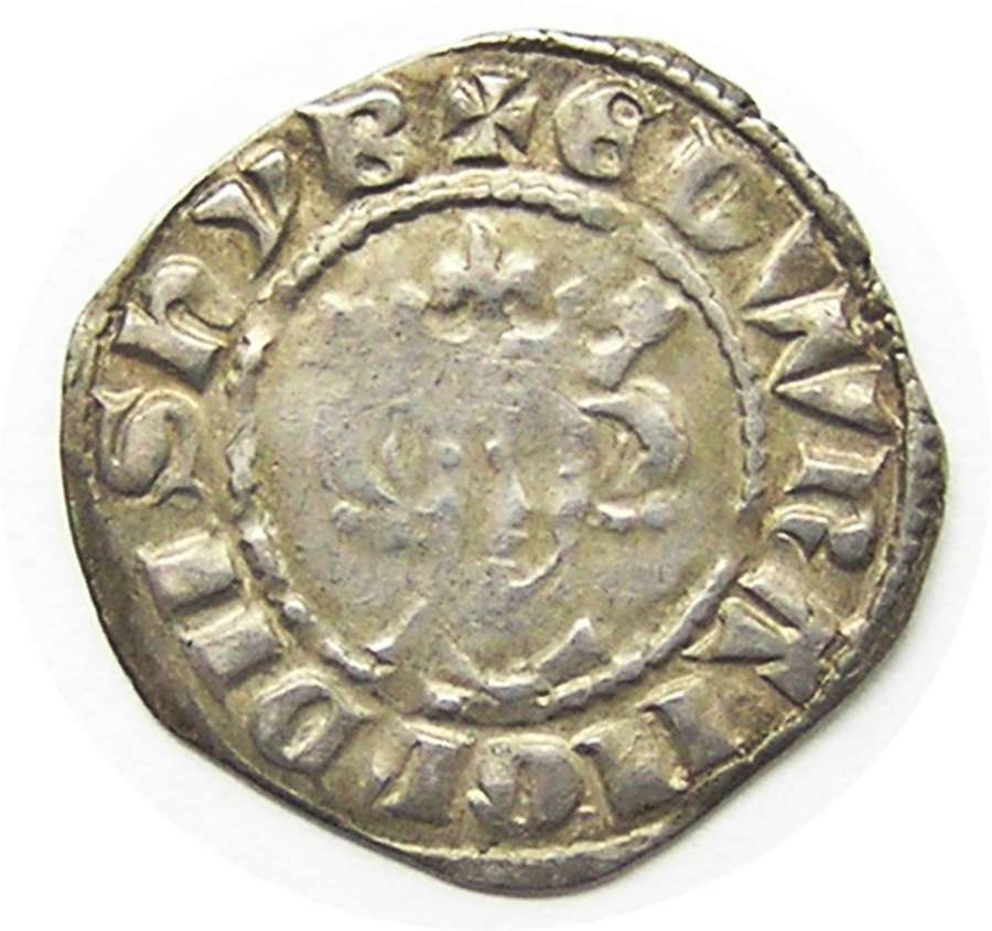 Medieval England King Edward Silver Penny class 9B2 Bristol