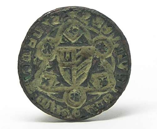 Medieval Avignon Armorial Seal Matrice