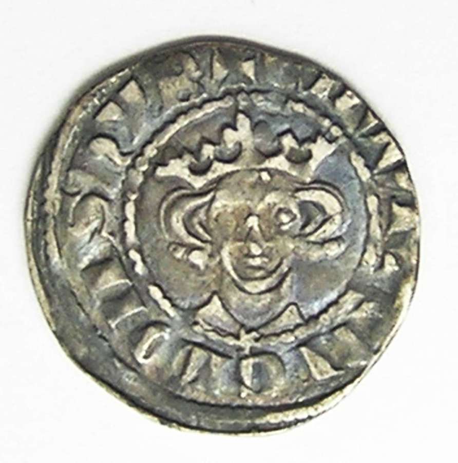 Medieval England King Edward Silver Penny class 9a London