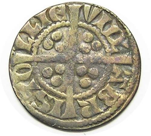 Medieval England King Edward Silver Penny class 3b Bristol