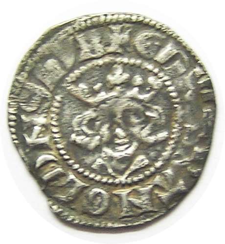Medieval England King Edward Silver Penny class 11a Canterbury