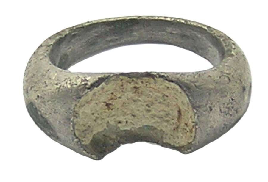 Ancient Roman Silver Finger Ring Henig Type II