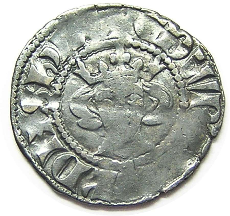 Medieval England King Edward Silver Penny class 3g Lincoln