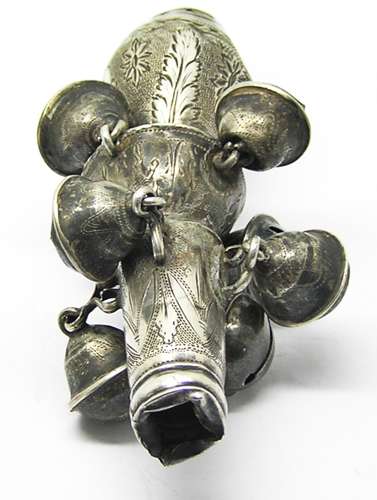 Antique Georgian Silver Rattle by William Weston of London