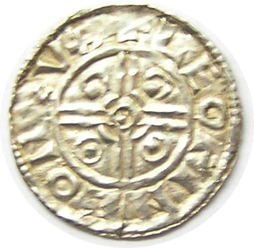 Anglo Saxon King Cnut silver penny Southwark mint
