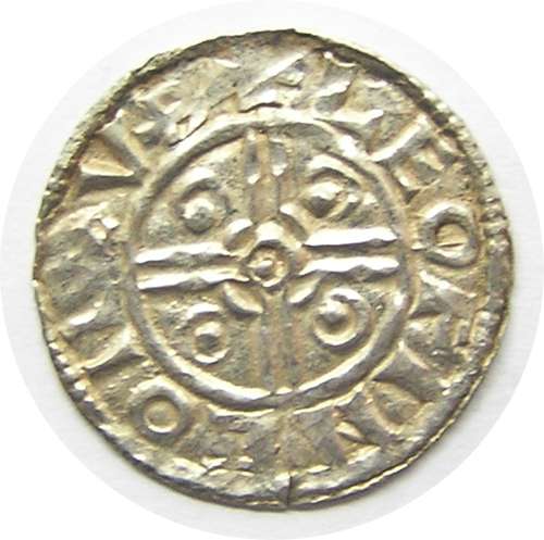 Anglo Saxon King Cnut silver penny Southwark mint