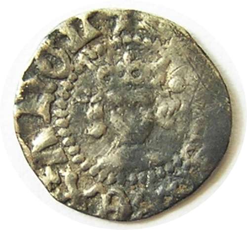Medieval England King Henry V Silver Halfpenny class C London
