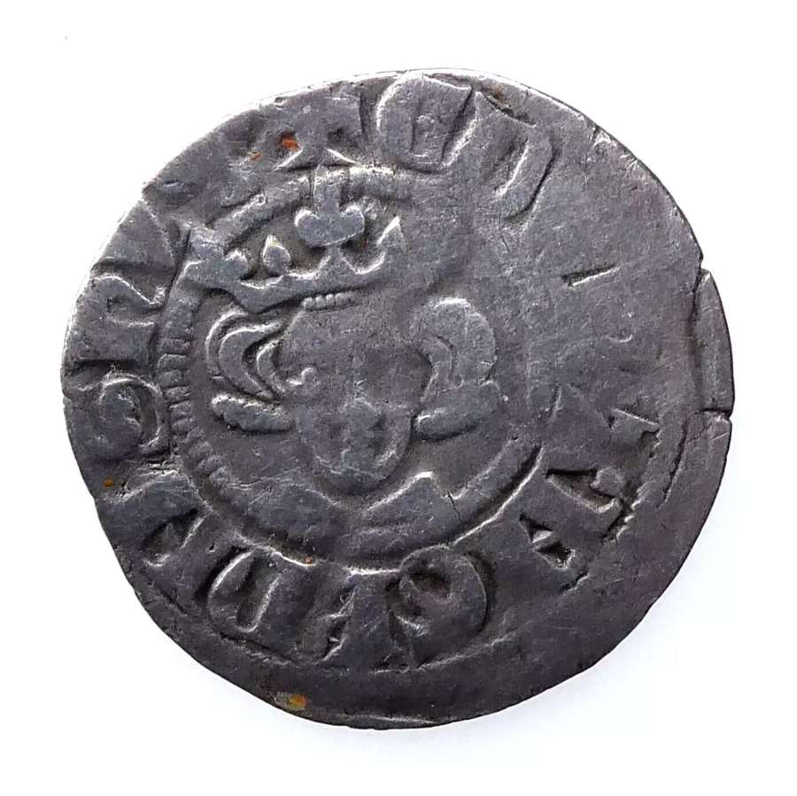 Medieval England King Edward Silver Penny class 4a Canterbury