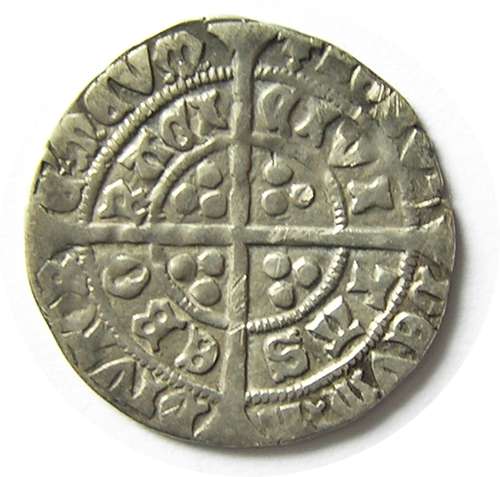 Medieval England silver groat of king Edward IV York