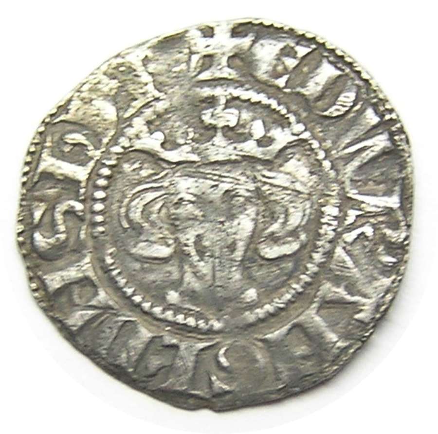 Medieval England King Edward Silver Penny class 3f Bristol