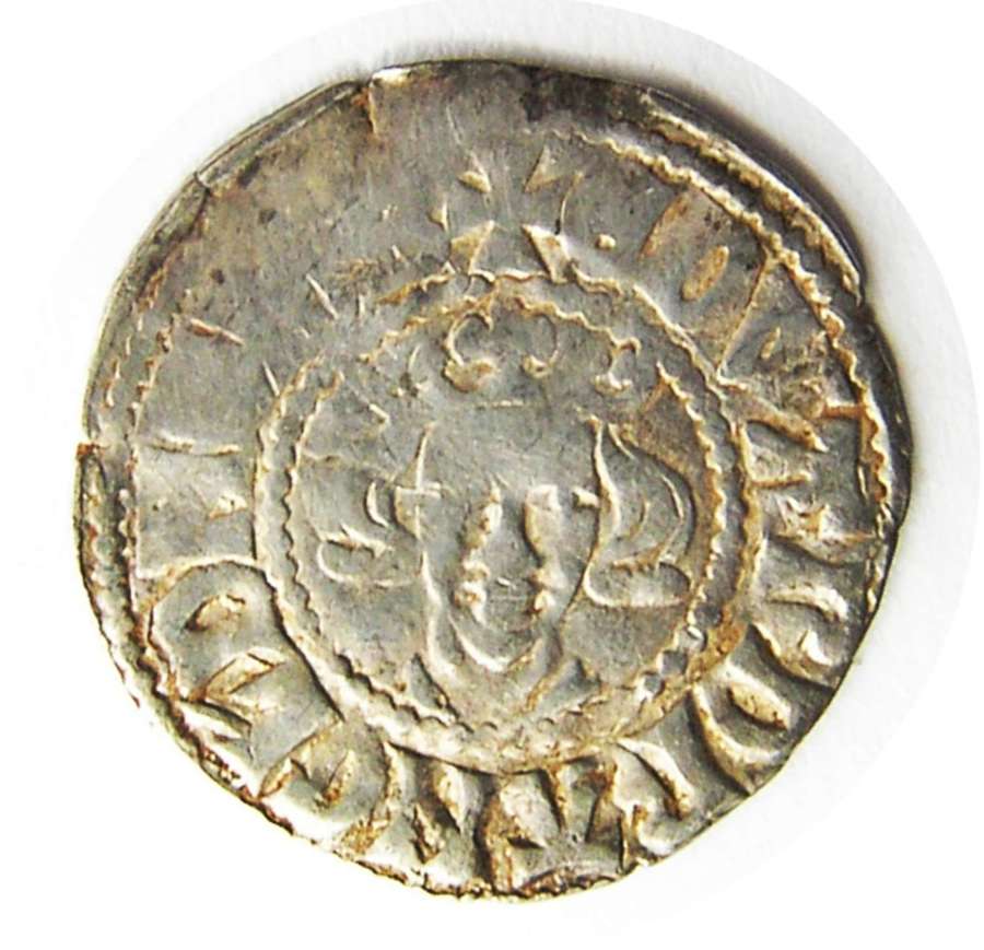 Medieval England King Edward Silver Penny class 10ab Newcastle