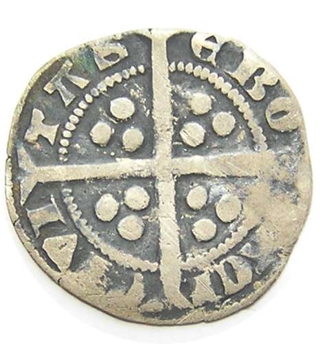 Medieval England silver penny of king Edward III York (Royal)