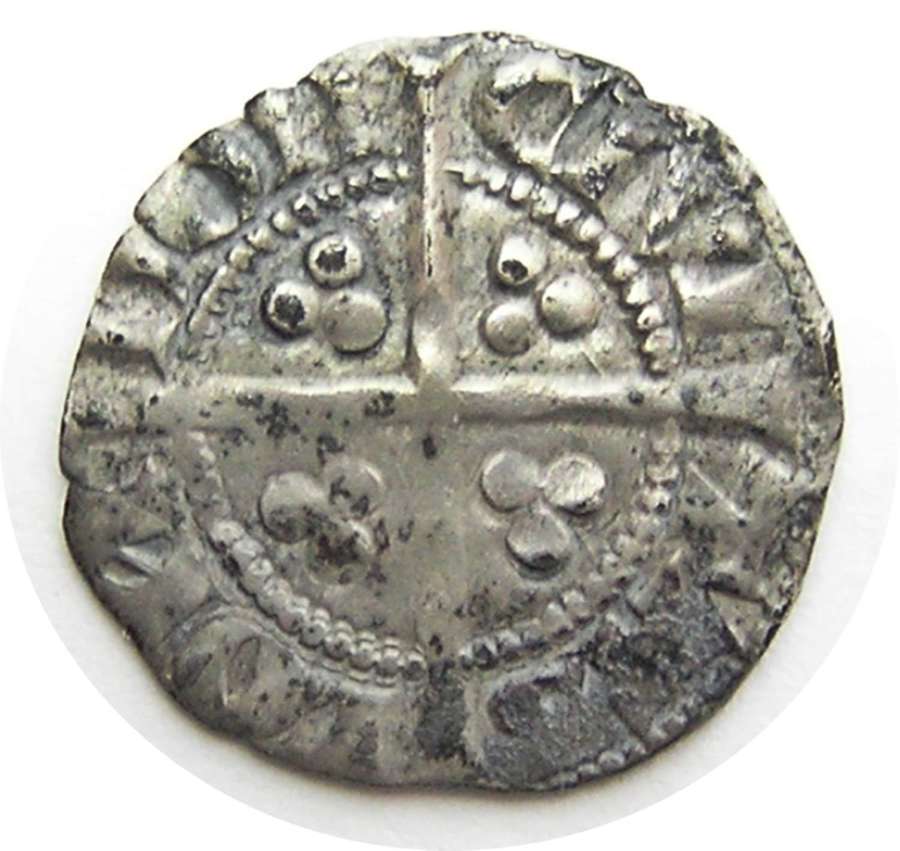 Medieval England King Edward Silver Penny class 6a London