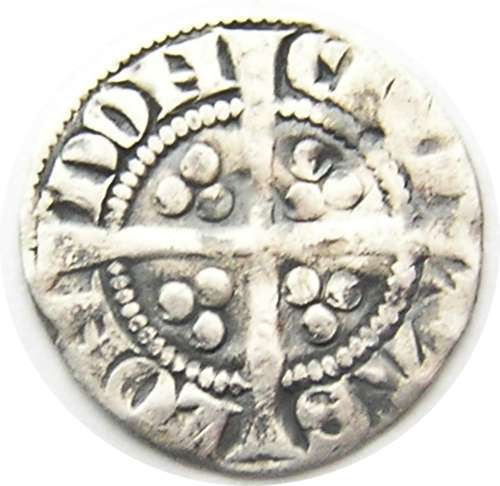 Medieval England King Edward Silver Halfpenny class 3b London