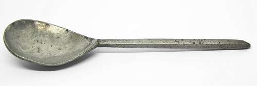 Stuart period Slip-Top Pewter Spoon With Makers Mark
