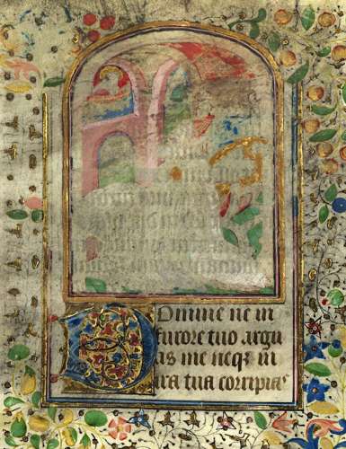 Workshop of the Bedford Master Psalm 6 Book of Hours Rouen