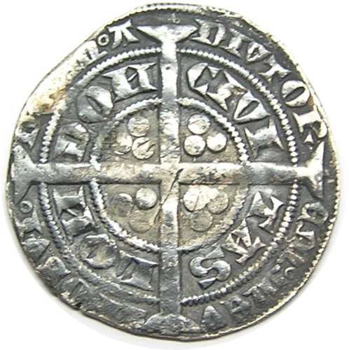 Medieval England silver Groat of king Edward III London