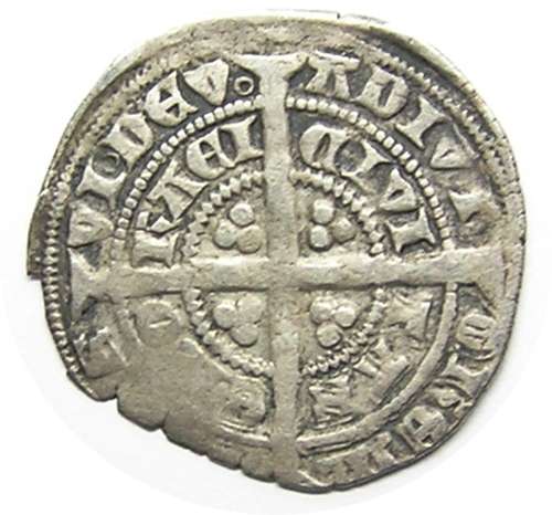 Medieval England King Edward III Silver Halfgroat of York
