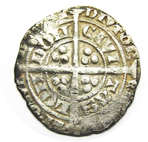 Medieval England silver groat of king Edward III London