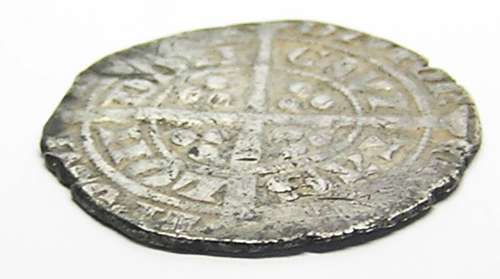 Medieval England silver groat of king Edward III London
