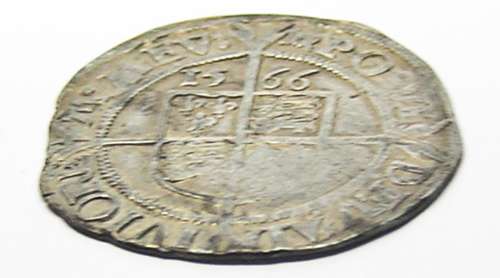 Queen Elizabeth I Tudor Silver Sixpence