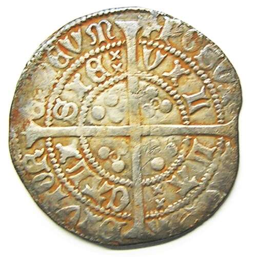 Medieval silver groat of king Henry VI Calais