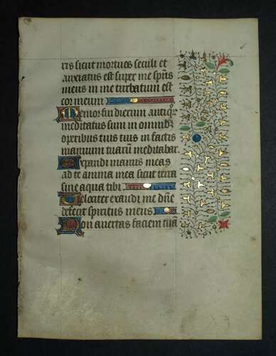 Workshop of the Bedford Master Psalm 143 Book of Hours Rouen