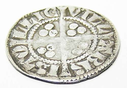 Medieval England King Edward Silver Penny class 3d Bristol