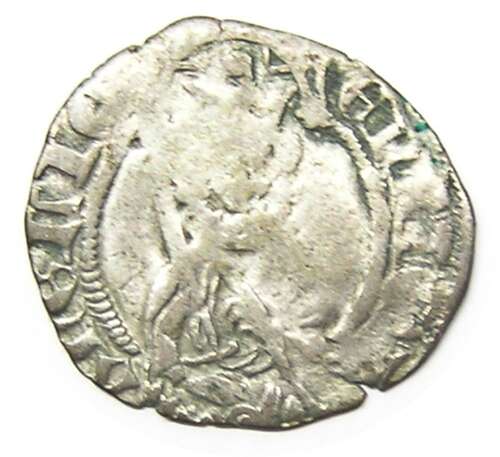Medieval Anglo Gallic Silver Hardi d'Argent of King Henry IV - VI