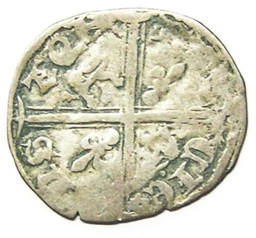 Medieval Anglo Gallic Silver Hardi d'Argent of King Henry IV - VI