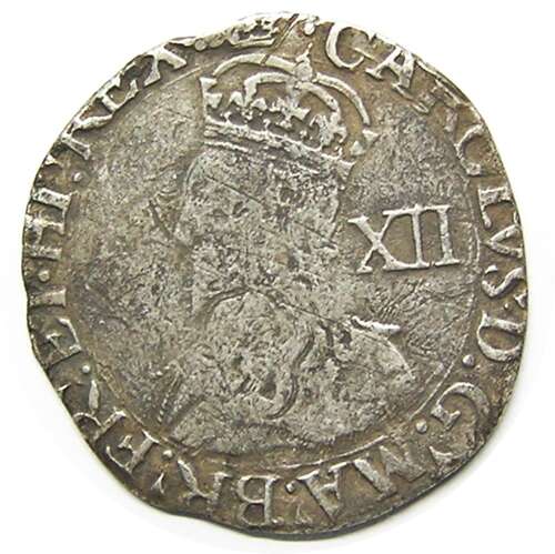 King Charles I Silver Shilling