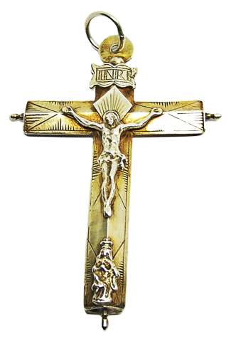 Renaissance Large Silver Pectoral Crucifix