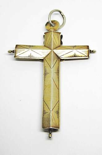 Renaissance Large Silver Pectoral Crucifix