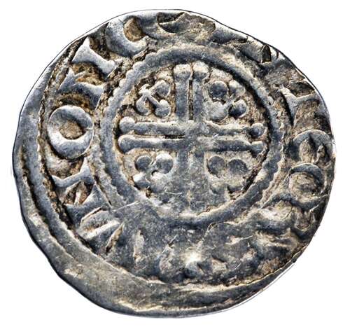 Medieval England King Henry III Silver Penny class 7a Canterbury