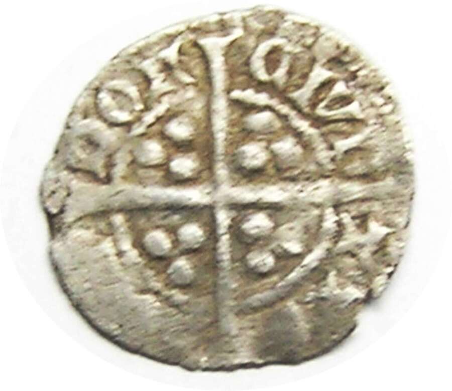 Medieval England King Edward II Silver Farthing class 10-11 London