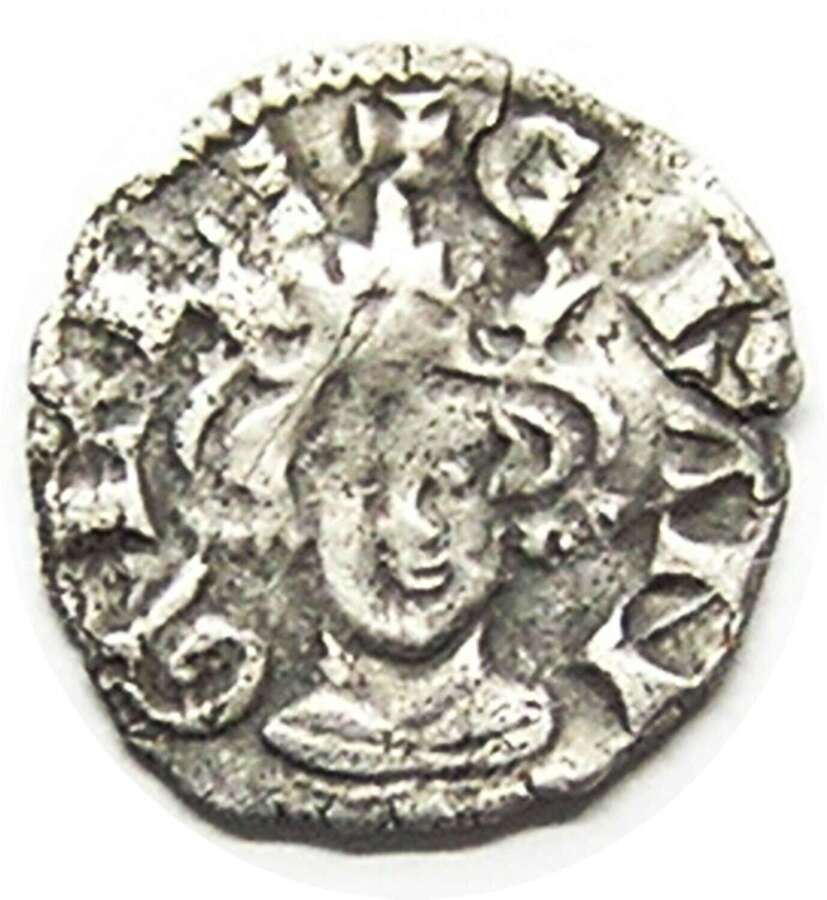 Medieval England King Edward Silver Farthing class 6-7 London