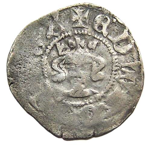 Medieval England King Edward III Silver Halfpenny. 3rd coinage. London
