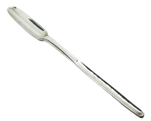 Georgian silver marrow scoop George II London Samuel Roby